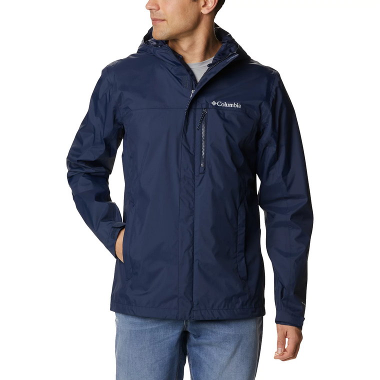 Columbia Pouring Adventure II Jacket 1760061465, Męskie, Granatowe, kurtki, poliester, rozmiar: L