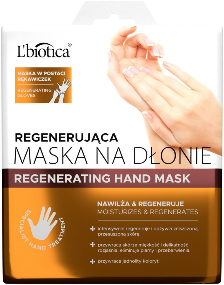 L'biotica - maska na dłonie w postaci nasączonych rękawiczek 26ml