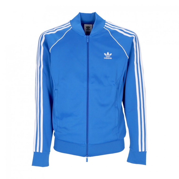 Niebieski Ptak/Biały SST Tracktop Kurtka Adidas