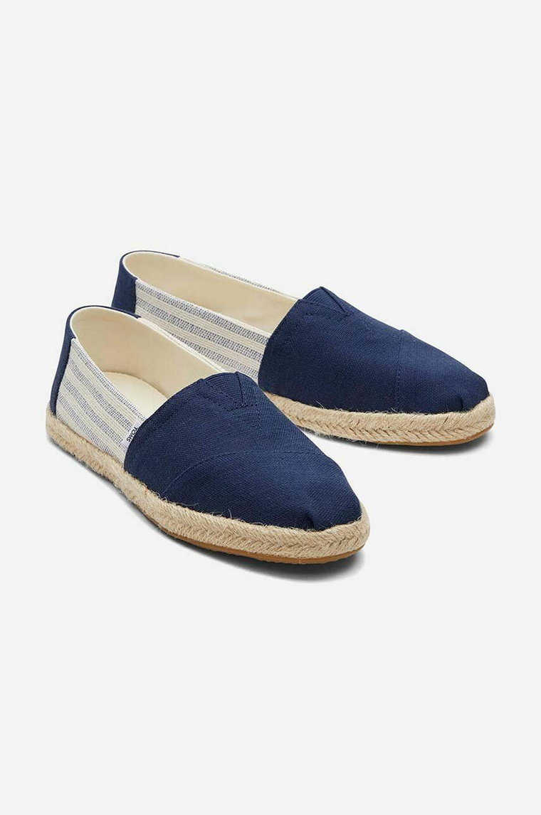 Toms espadryle Alpargata Rope kolor granatowy