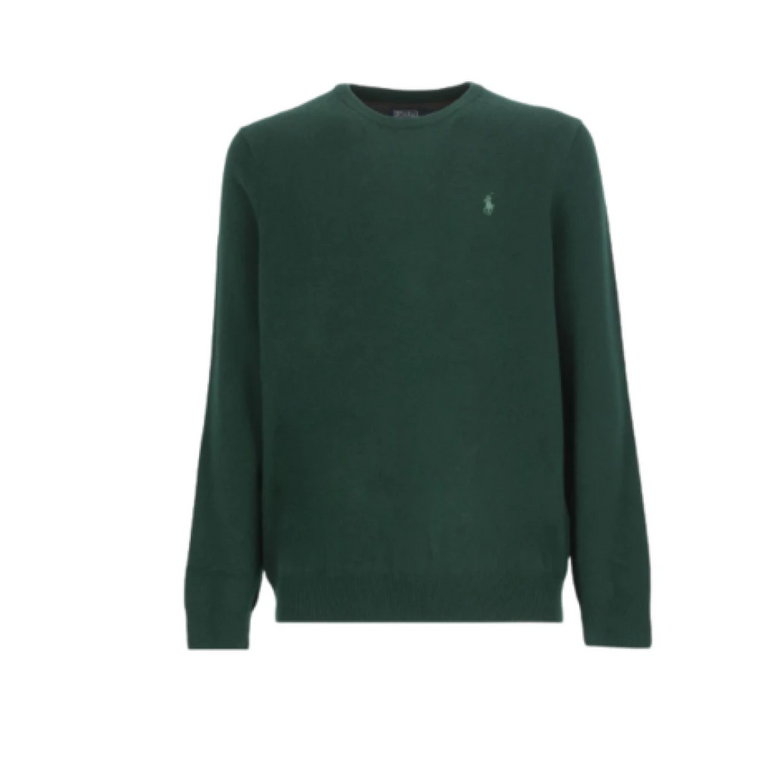 Zielony Sweter z Wełny - Rozmiar M Ralph Lauren