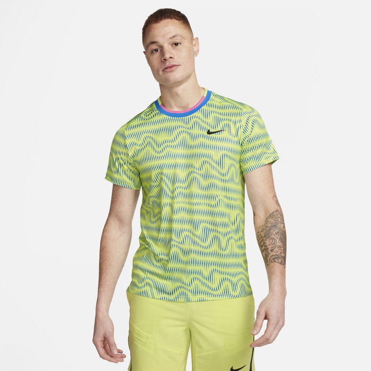 Męska koszulka do tenisa Dri-FIT NikeCourt Advantage - Zieleń