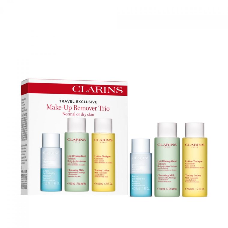 Clarins Trio Make-Up Remover Zestaw do pielęgnacji twarzy