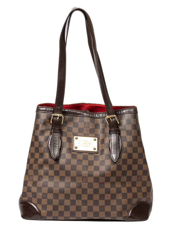 Louis Vuitton Torebka "Hampstead MM" w kolorze brązowym - 35,5 x 27,5 x 17,5 cm