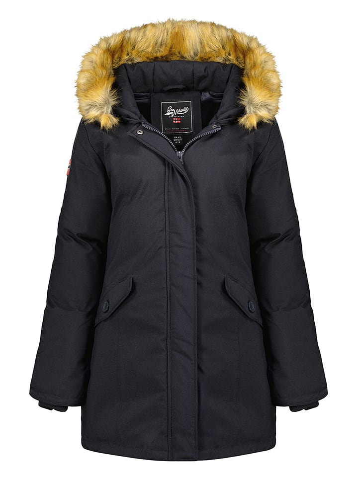 Geographical Norway Parka "Dinasty" w kolorze czarnym