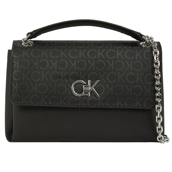 Calvin Klein Re-Lock Torba na ramię 24 cm black monogram