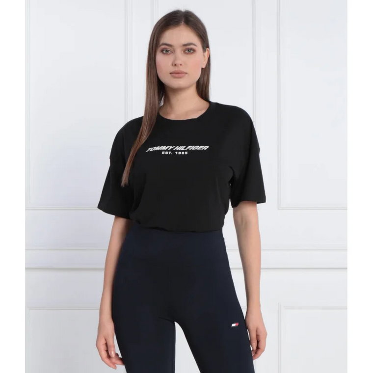 Tommy Sport T-shirt | Cropped Fit