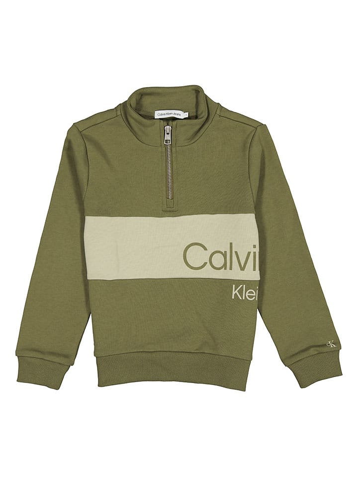 Calvin Klein Bluza w kolorze khaki