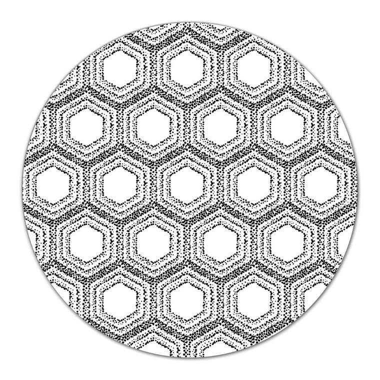 Deska osłona kuchenna dekor Geometryczny wzór fi40, Coloray