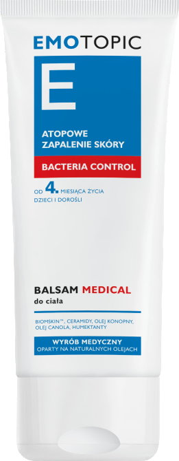 EMOTOPIC Bacteria Control Balsam Medical Do Ciała - 200ml