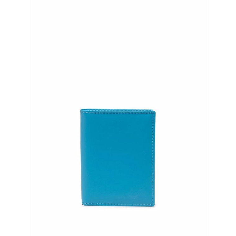 Niebieski Portfel Skórzany Bi-Fold Comme des Garçons