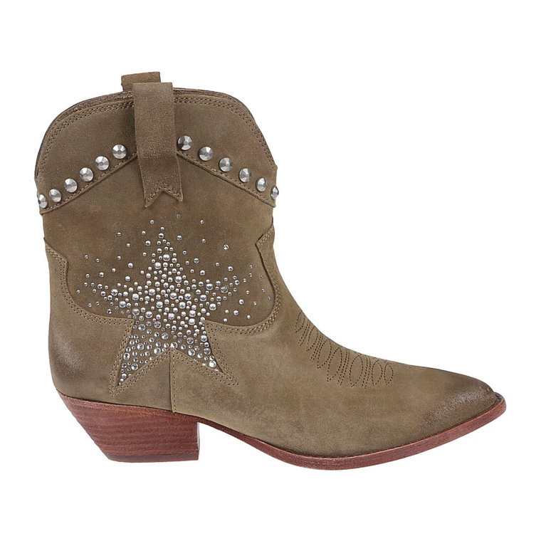 Dallas Texan Buty - Modne Buty Cowboy ASH