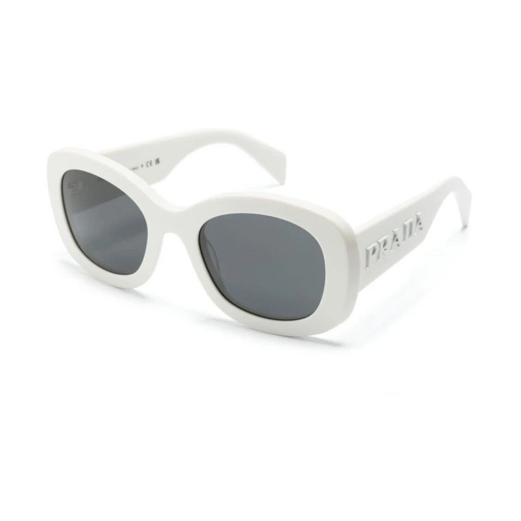 Stylowe okulary przeciwsłoneczne z akcesoriami Prada