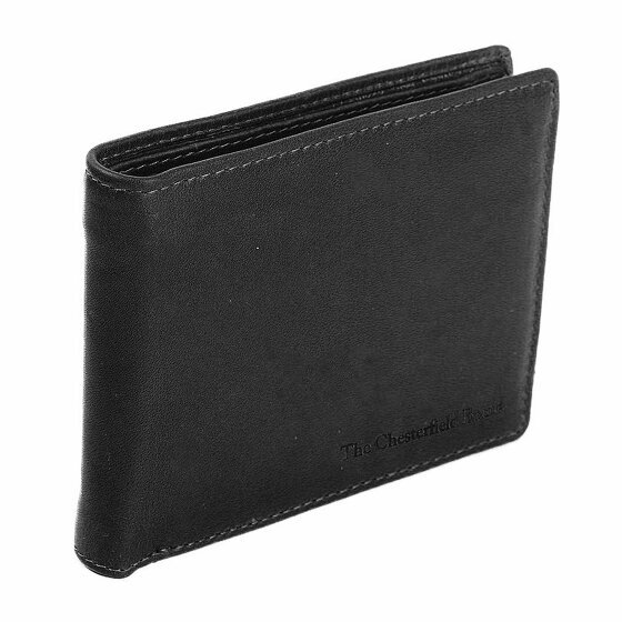 The Chesterfield Brand Walid Portfel Ochrona RFID Skórzany 12 cm black