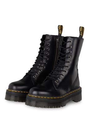 Dr. Martens Botki Motocyklowe Na Platformie Jadon schwarz