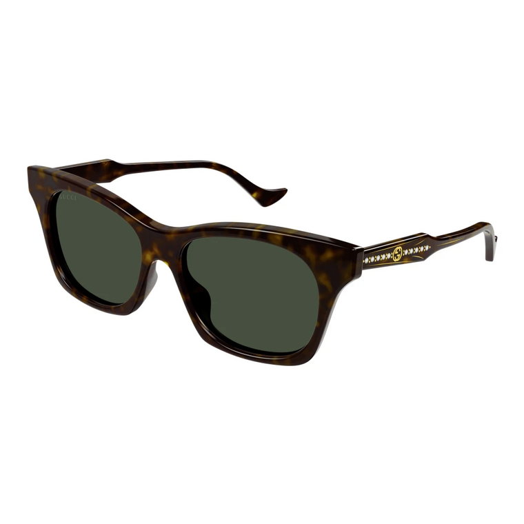 Okulary Havana/Zielone Gucci