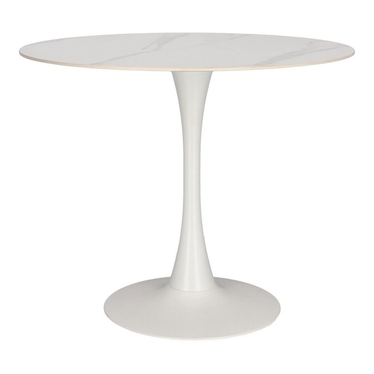 Stół Simplet Skinny Premium Stone White okrągły