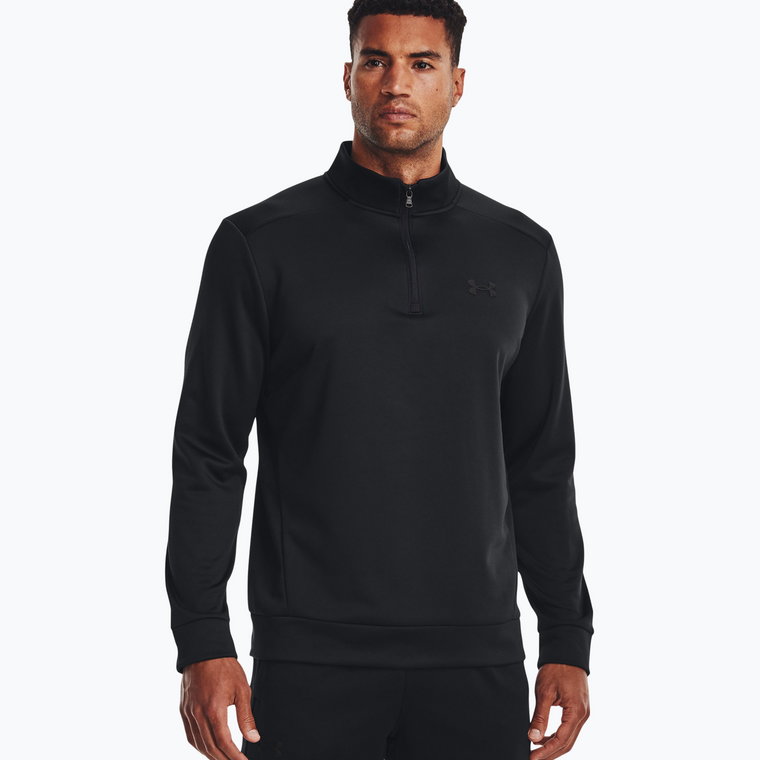 Bluza męska Under Armour Armour Fleece 1/4 Zip black/black