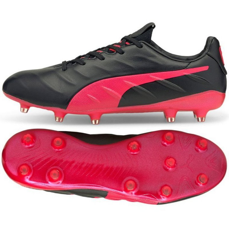 Buty piłkarskie Puma King Platinum 21 FG/AG M 106478 02 czarne czarne