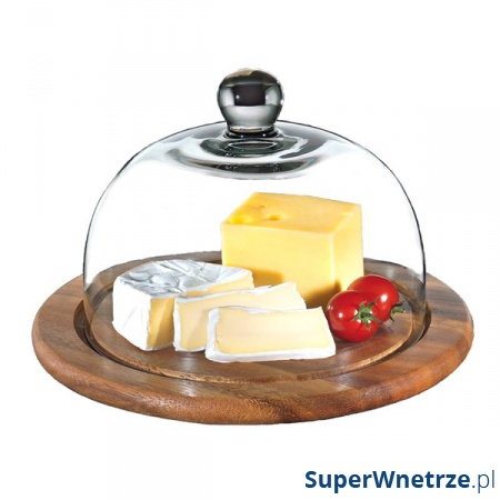 Deska do sera ze szklaną pokrywą 25 cm Zassenhaus akacja kod: ZS-055863