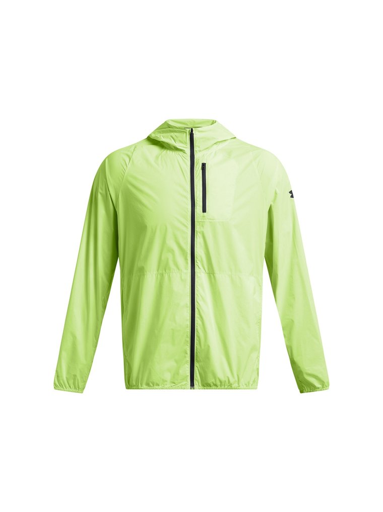 Kurtka do biegania męska Under Armour Launch Lightweight Jkt - zielona