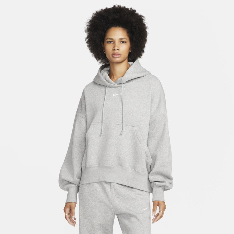 Damska bluza z kapturem o kroju over-oversize Nike Sportswear Phoenix Fleece - Czerń