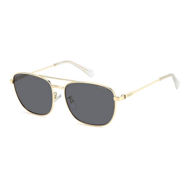 Gold Grey Sunglasses Polaroid