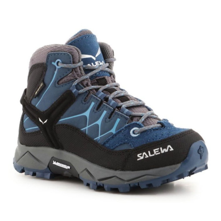 Buty Salewa Alp Trainer Mid Gtx Jr 64010-0365 granatowe