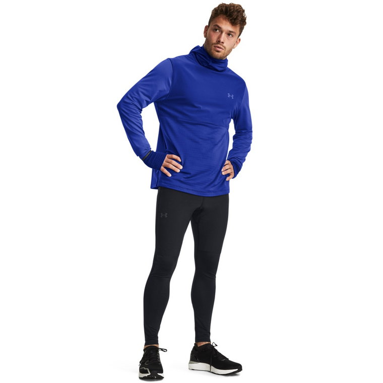 Męskie legginsy do biegania Under Armour Qualifier Elite Cold Tight - czarne