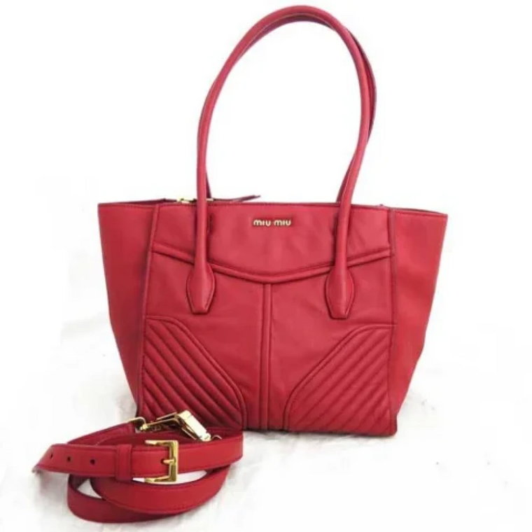 Pre-owned Leather handbags Miu Miu Pre-owned