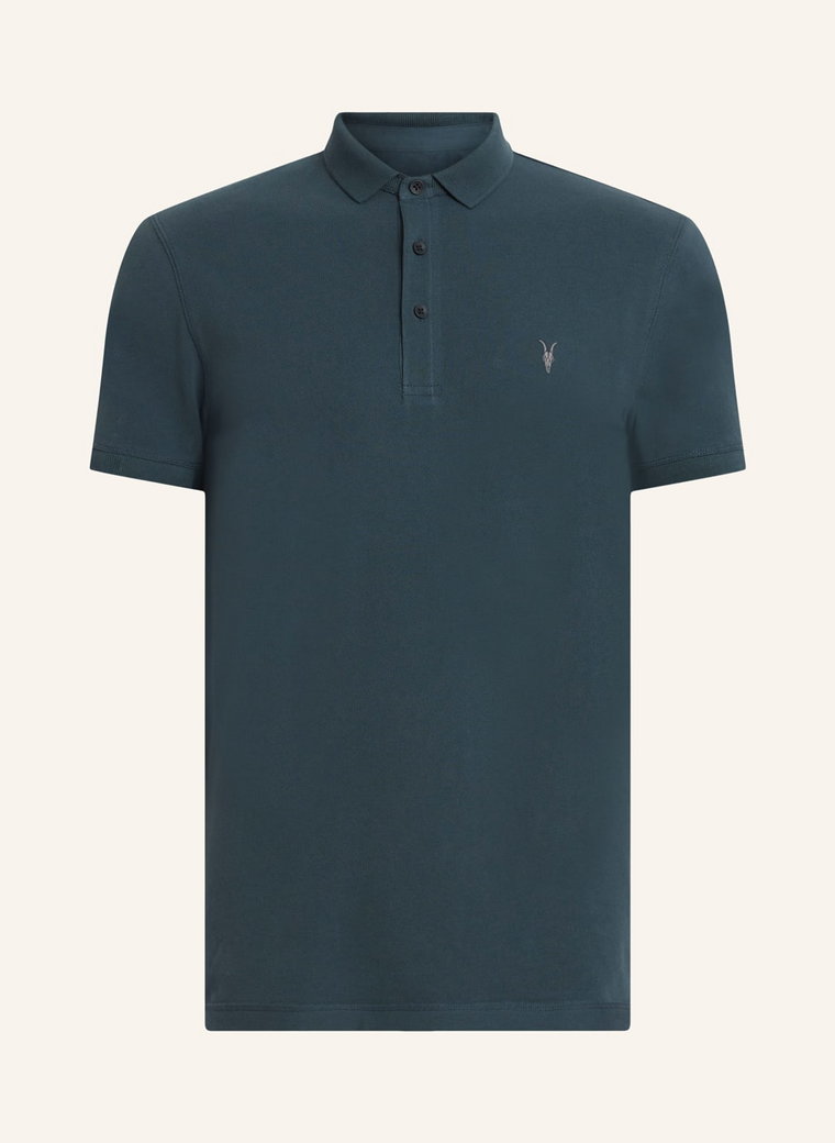 Allsaints Koszulka Polo Z Materiału Pika Reform blau