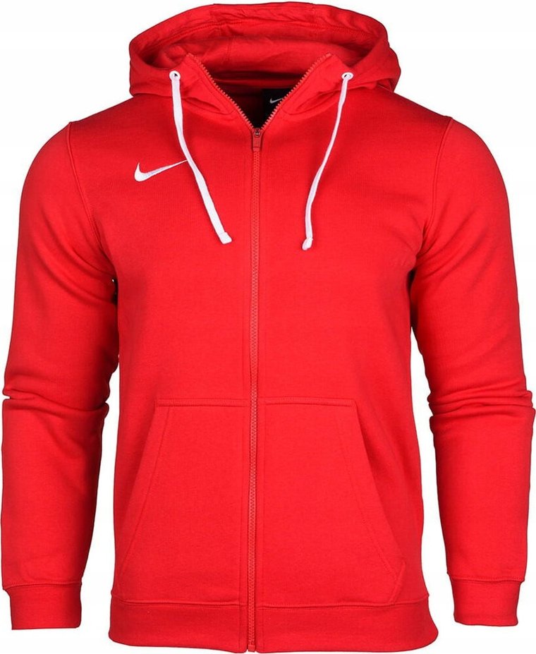 Bluza Dla Dzieci Nike Team Club 19 Full-zip Fleece Hoodie Junior Czerw r M