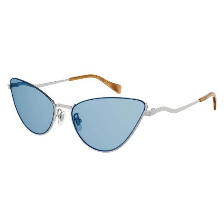 Gg1006S Srebrne Jasne B Okulary przeciwsłoneczne Gucci