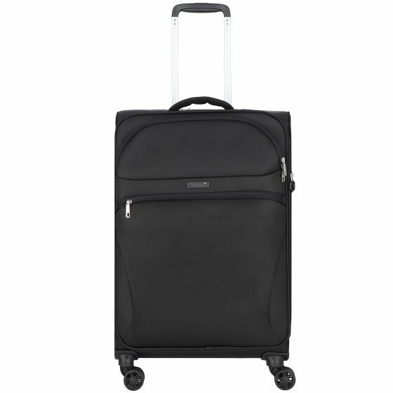 d&n Travel Line 9104 4 kółka Walizka M 68 cm schwarz