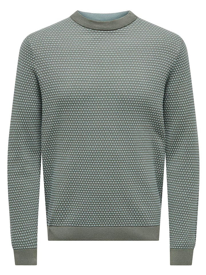 ONLY & SONS Sweter w kolorze zielonym