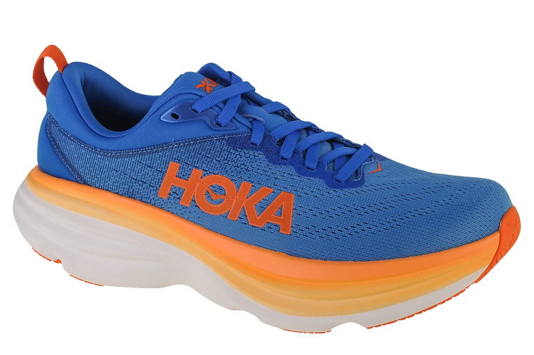 Hoka M Bondi 8 1123202-CSVO, Męskie, Niebieskie, buty do biegania, tkanina, rozmiar: 40 2/3