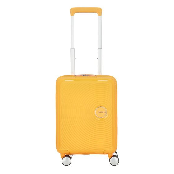 American Tourister Soundbox Mini 4 kółka Walizka dla dzieci 47 cm golden yellow