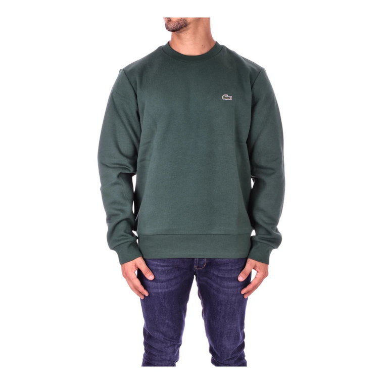 Zielony Sweter Męski - Klasyczny Styl Lacoste