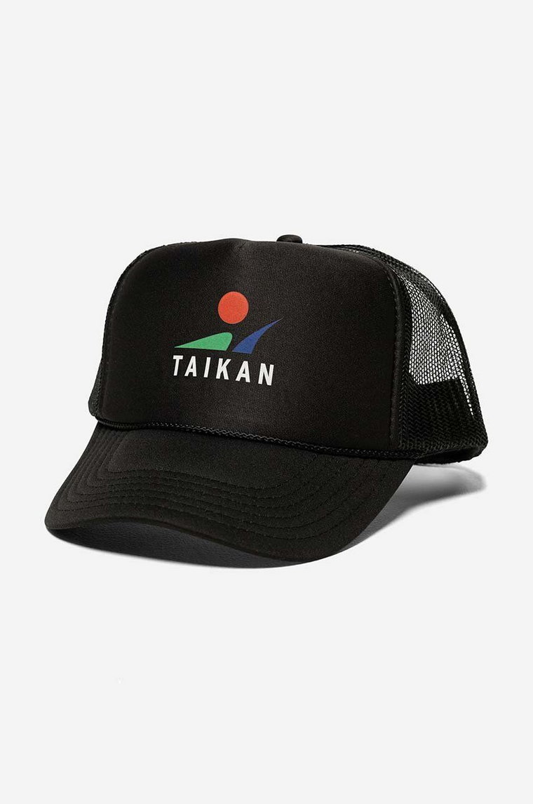 Taikan czapka z daszkiem Trucker Cap kolor czarny z nadrukiem TA0004.BLK-BLK