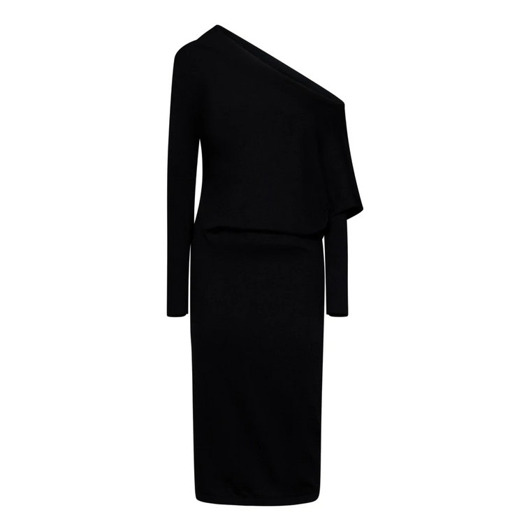 Czarne Sukienki Projektanta Tom Ford