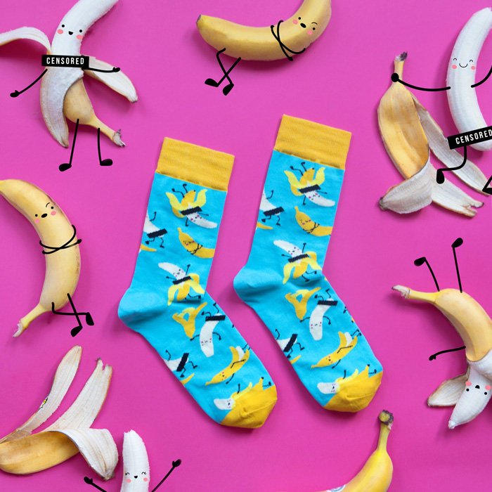 Banana Socks, Skarpetki Wanna Banana - 36-41