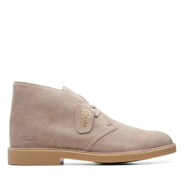 Desert Boot W - Beżowy Zamsz Clarks