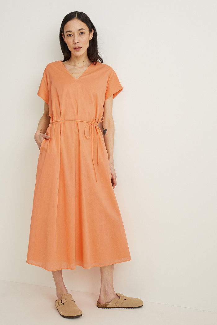 C&A Sukienka, Pomarańczowy, Rozmiar: 38