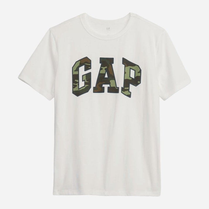 Koszulka dziecięca chłopięca GAP 424016-04 99-114 cm Biała (1200112171653). T-shirty, koszulki chłopięce