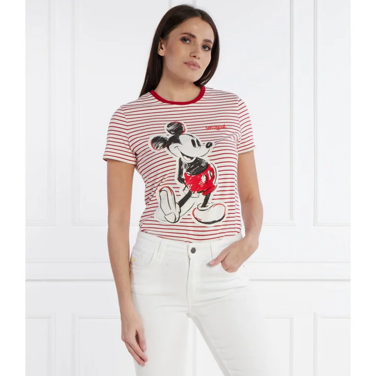 Desigual T-shirt DESIGUAL X MICKEY MOUSE | Regular Fit