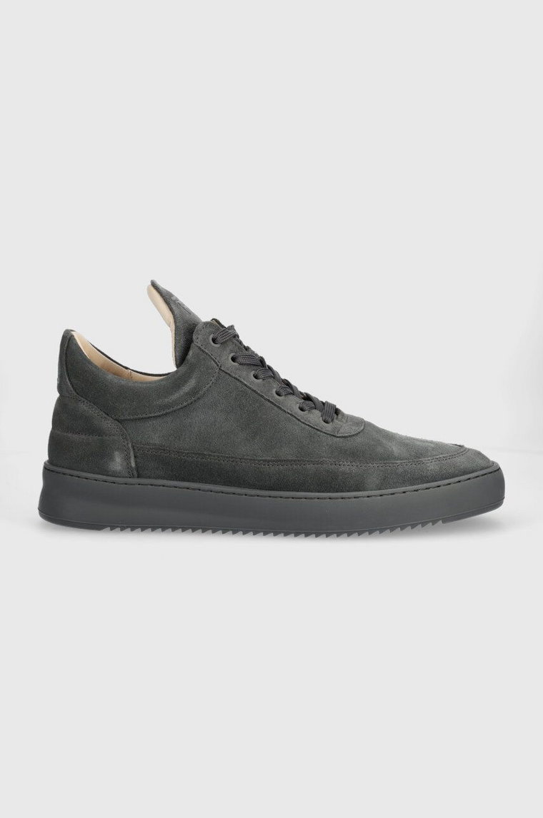 Filling Pieces sneakersy zamszowe Low Top Suede kolor szary 10122791850