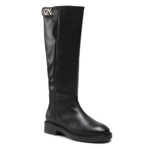 Oficerki Calvin Klein - Rubber Sole Knee Boot W Hw HW0HW01255 Ck Black BAX