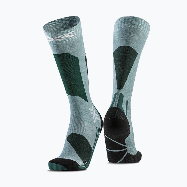 Skarpety narciarskie damskie X-Socks Ski Discover Otc sage green/english lawn