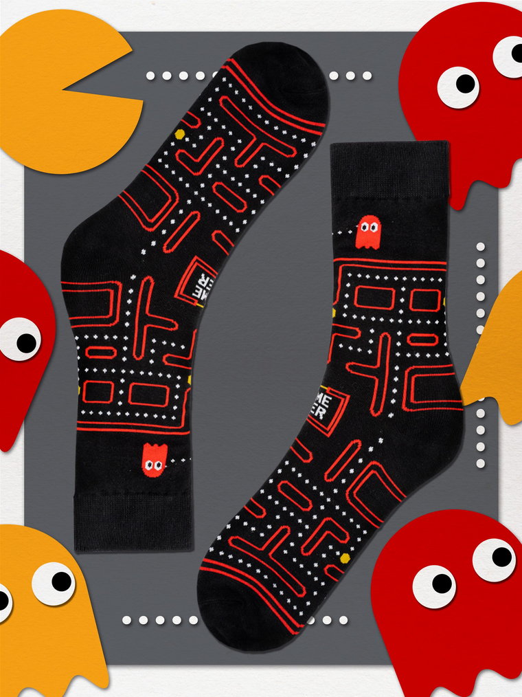 Długie Skarpetki Urban Socks Retro Game Czerwone