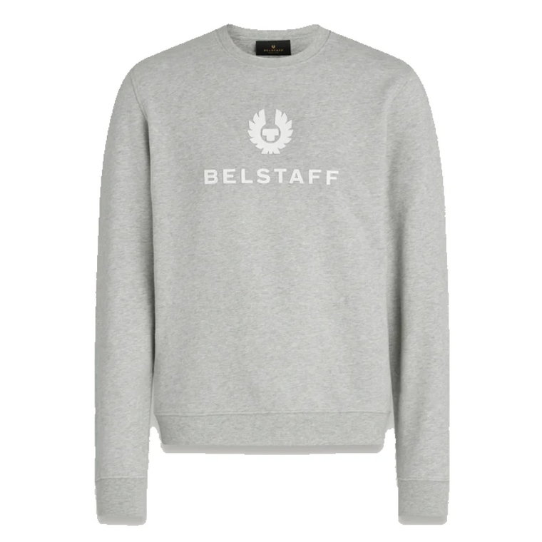 Signature Crewneck Sweatshirt w Old Silver-S Belstaff